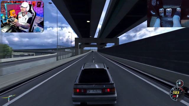 MERCEDES 190E 2.5 WAGON - Assetto Corsa | Logitech G29 + Pedal Cam Gameplay смотреть онлайн