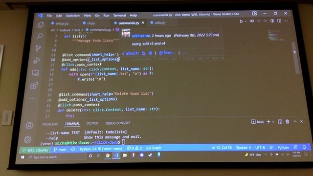 Click: the Command Line Interface Creation Kit for Python смотреть онлайн