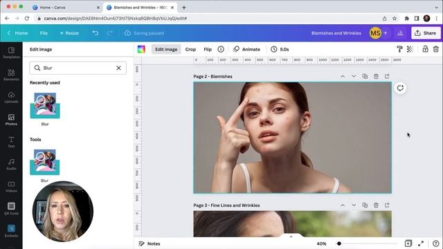 How do you remove blemishes and wrinkles in Canva? смотреть онлайн