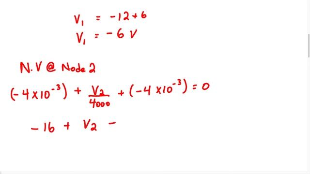 Node Voltage Method (Problem #4 ) смотреть онлайн