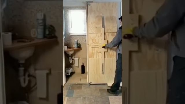 Шок! Супер дверь-трансформер из фанеры смотреть онлайн