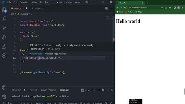 internal And inline Css in ReactJS || ReactJS Tutorial for Beginners in 2022 смотреть онлайн