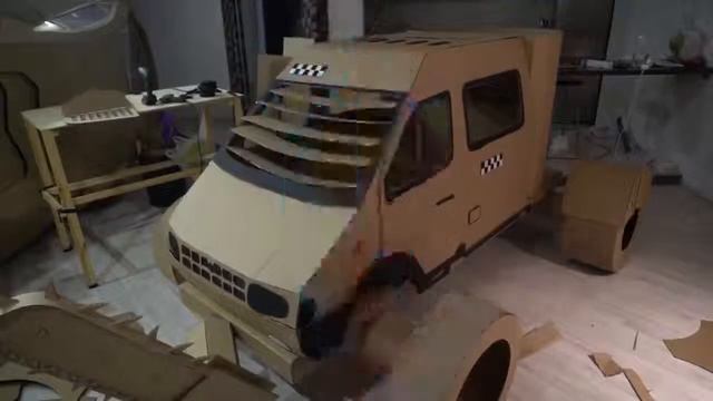 СДЕЛАЛ АДСКУЮ МАШИНУ ИЗ КАРТОНА смотреть онлайн