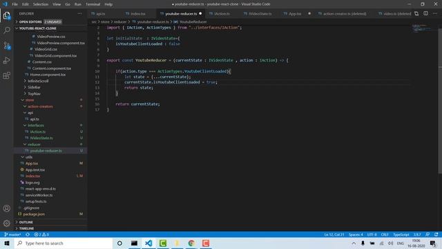 Youtube Clone in React (TypeScript) From Scratch - Adding Redux To Our Project - Part 9 смотреть онлайн