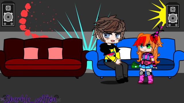 Afton's Family Meets MrBeast // FNaF // Original // Sparkle_Aftøn