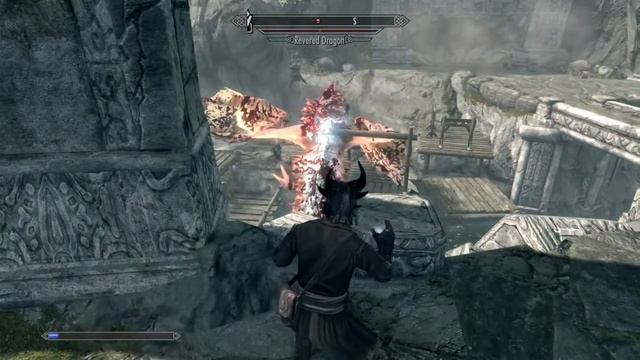 Dragon in a City | Skyrim #skyrimclips смотреть онлайн