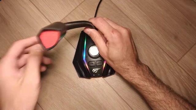 Микрофон HAVIT GK56 RGB Gamig Mic смотреть онлайн