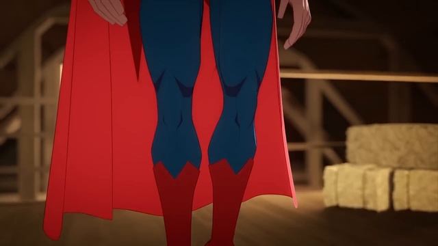 Jonathan finds out Superman's real identity - Battle of Super Sons смотреть онлайн