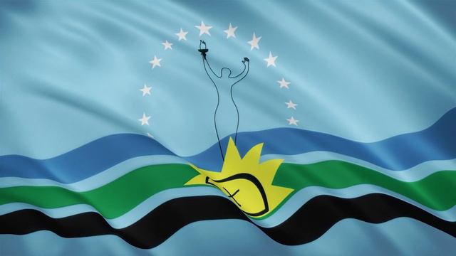 Monagas (State of Venezuela) Waving Flag / Монагас (Штат Венесуэлы). Развевающийся флаг [4K] смотреть онлайн