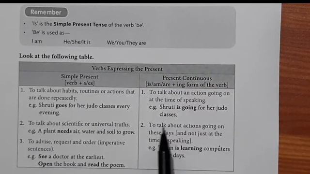 Std VIII English Practice Book-Tenses part 1 смотреть онлайн