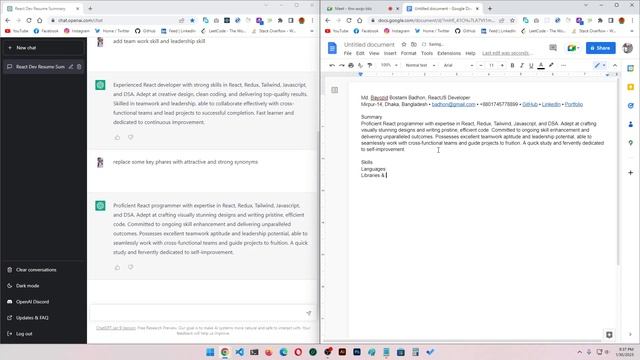React JS Dev Resume: Part 1 (Cover Letter, Email, Portfolio) смотреть онлайн
