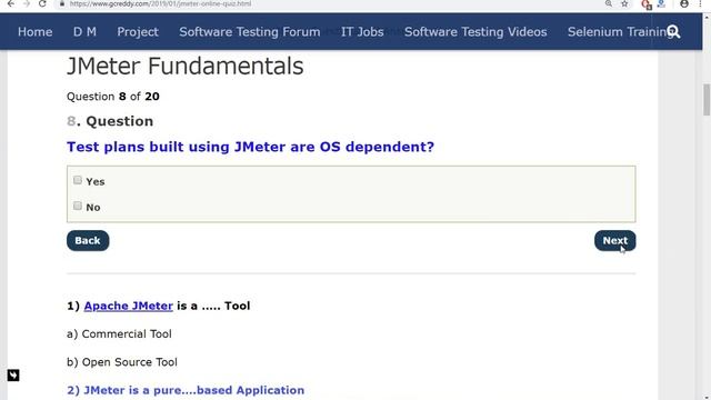JMeter Online Test смотреть онлайн
