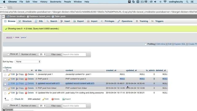 update and delete data with tinker in laravel || laravel 5.7 part 4 || laravel master смотреть онлайн