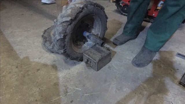 Убираем люфт на мотоблоке своими руками.