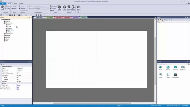 Construct 2: Fighting Game Lecture #2 Project Structure смотреть онлайн