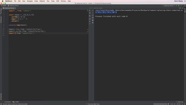 Lodash - Replacing the chain pattern with flow() смотреть онлайн