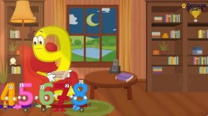 УЧИМ ЦИФРУ 9.  Веселый мультик в стихах.