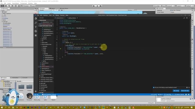 How to Make Unity 2D Enemy Patrol Movements Unity3D Tutorial смотреть онлайн