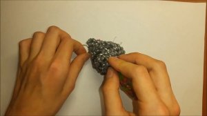 Котёнок техникой лумигуруми из резинок Rainbow Loom.Урок № 59 (2 часть)