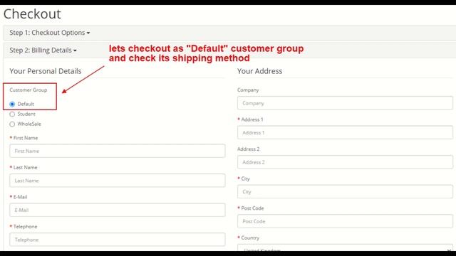 Shipping Method By Customer Groups - OpencartTools смотреть онлайн