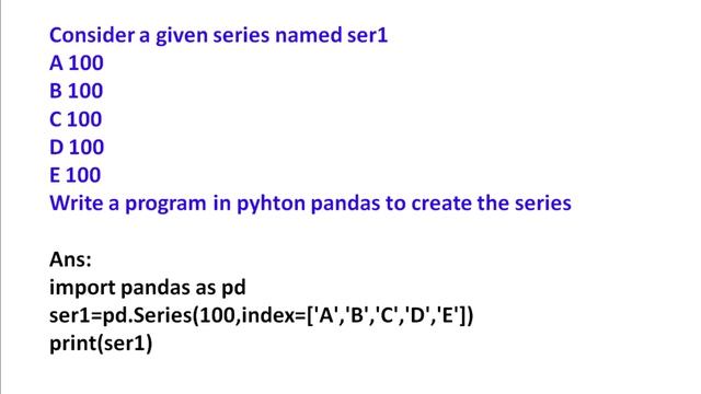 Python Pandas Series|Board Model Question&Answers || Episode-3|CBSE–CLASS XII|INFORMATICS PRACTICES смотреть онлайн