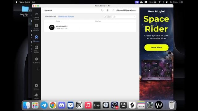 Установка Waves Ultimate Bundle для MacOS (Apple Silicon) смотреть онлайн