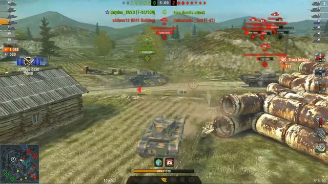 Churchill VII Gameplay and Armor Exploits | World of Tanks Blitz смотреть онлайн
