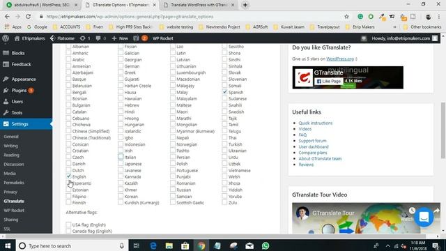 GTranslate Multilingual WordPress Plugin 2021 Step by Step Install and Setup #Wordpress смотреть онлайн