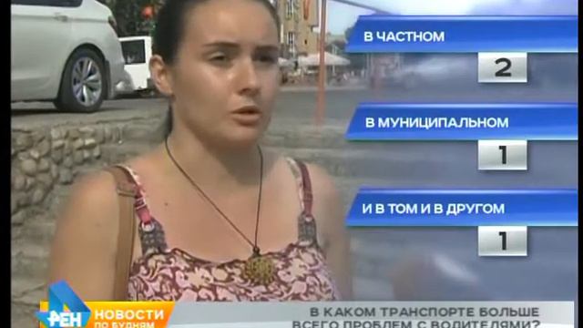 Люди говорят: в каком виде общественного транспорта больше всего проблем с водителями? смотреть онлайн