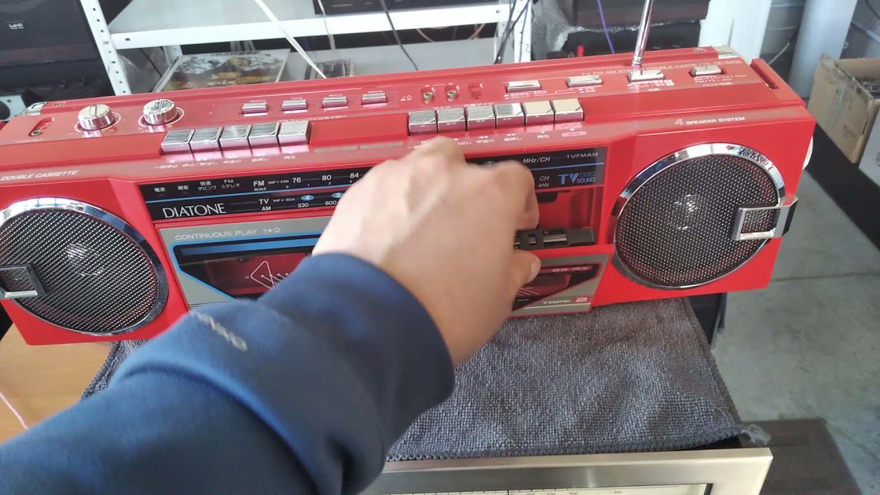 Diatone TA-54W stereo double cassette 4 speaker system