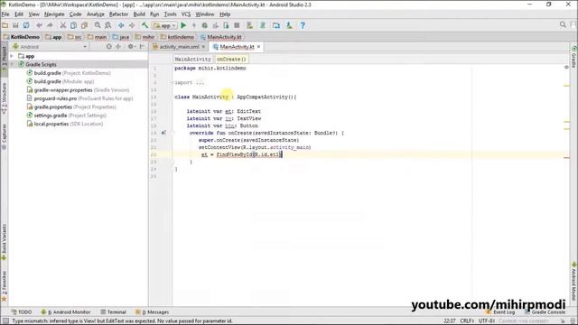 #23 Kotlin Android Tutorial | EditText смотреть онлайн