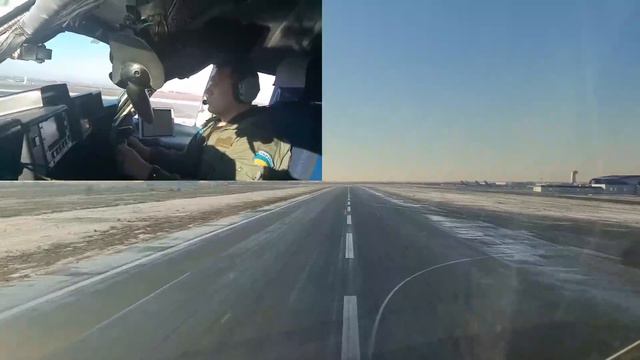 Увлекательный перелет на Ан-124 Руслан Пиза - Баку - Херат - Баку. Красивое видео из кабины экипажа смотреть онлайн