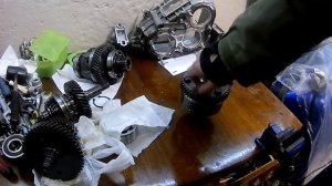 Установка комплекта понижения 3.15 ИЖТЕХНО и 4х-сателлитного дифференциала в раздатку Lada 4x4 Нива