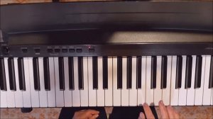 Уроки фортепиано. Гамма ре минор.