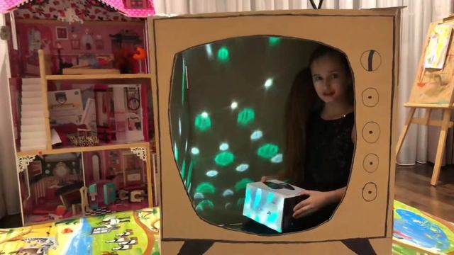 Интересные поделки из картона: игрушечный телевизор! смотреть онлайн