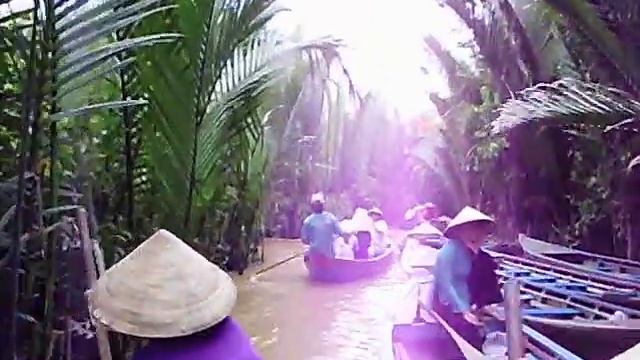 Canoe Ride Traffic @ Tien Giang, Vietnam- JetSetter Chronicles смотреть онлайн