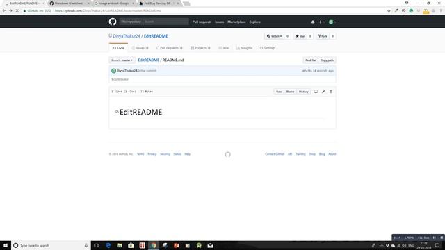 Creating a README file on Github смотреть онлайн