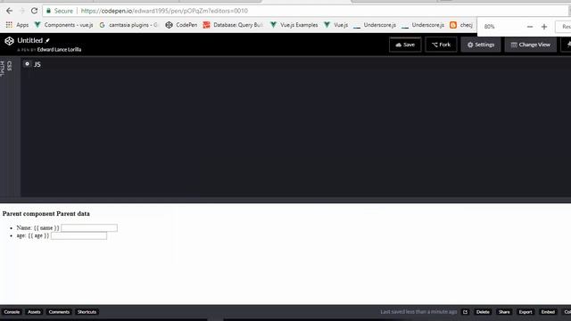 Vue 2 0 implements two way binding of component data смотреть онлайн