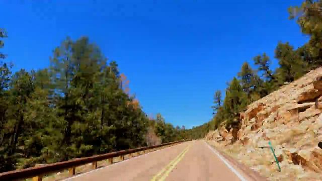 Grand Canyon South Rim to North Rim Complete Road Trip Hyperlapse (driving time-lapse) смотреть онлайн
