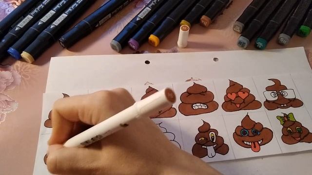 Как сделать наклейки своими руками. Стикеры-эмодзи Какашечки) смотреть онлайн