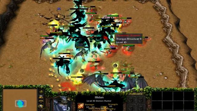 25 Illidan Evil vs 25 Mountain King (With Skills) 1080p смотреть онлайн