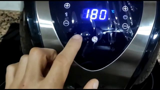 Review: Hosome Airfryer Freidora de Aire Caliente Sin Aceite Pantalla LED 4.5L 1400W смотреть онлайн