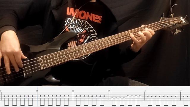 The 69 Eyes - Brandon Lee Bass Cover (Tabs) смотреть онлайн