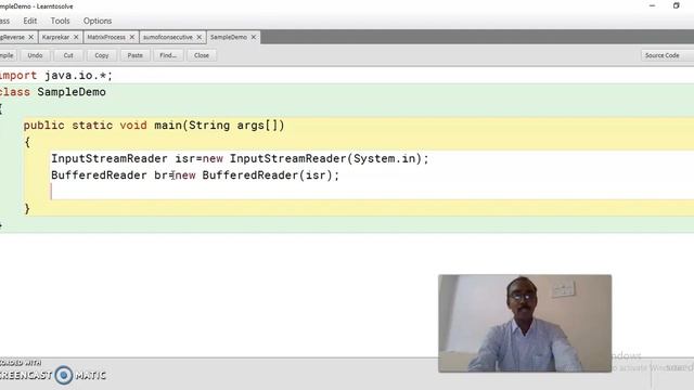 Simple program in Java using InputStreamReader(Tamil) смотреть онлайн