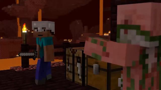 Адская бородавка- Minecraft анимация [Русская озву4ка]
