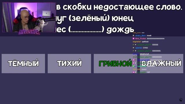 МЕЛЛШЕР ПРОХОДИТ ТЕСТ НА IQ смотреть онлайн