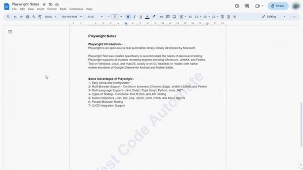 Playwright with TypeScript | Introduction of Playwright
