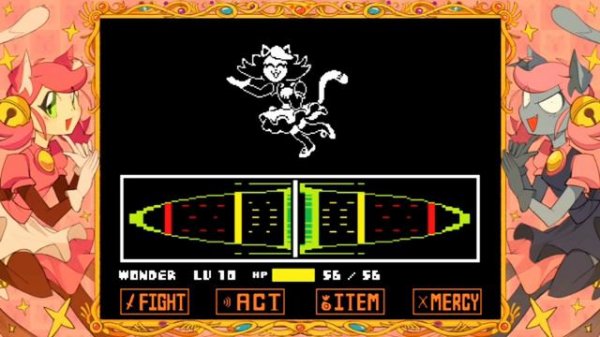 Me trying to kill Mad Mew Mew for 6 minutes [Undertale]