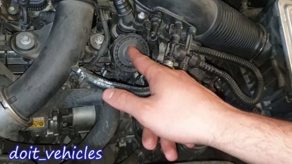 M282 DE14 Engine Components Location W177 Mercedes A200