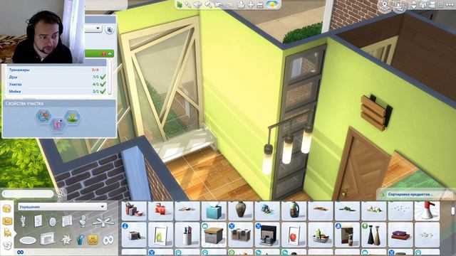 Sims 4 Застраиваем НЬЮ-КРЕСТ № 2 Спорт зал СИЛА смотреть онлайн